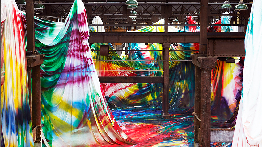 Katharina Grosse, The Horse Trotted Another D