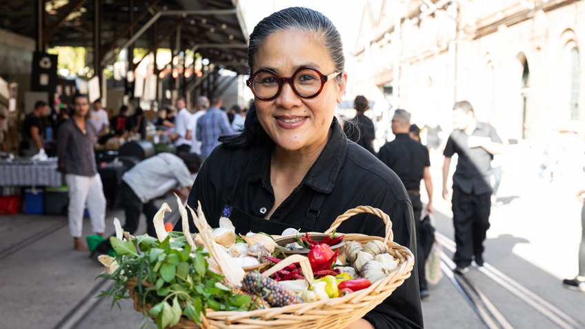 Kylie Kwong, Carriageworks Christmas Market, Carriageworks Farmers Market